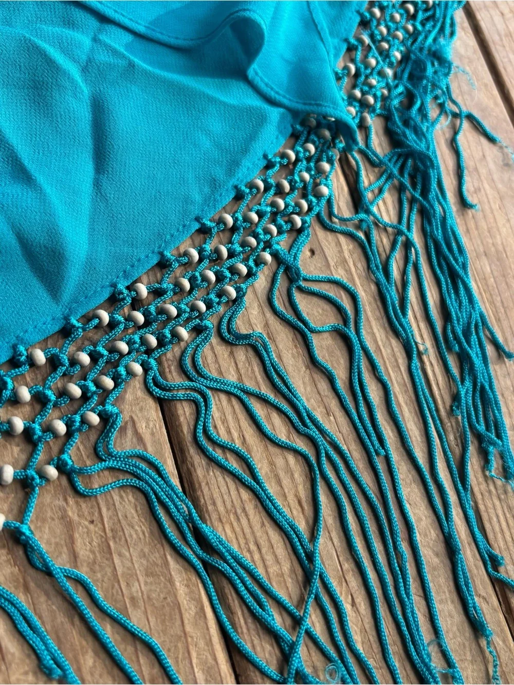 N/A blue beaded